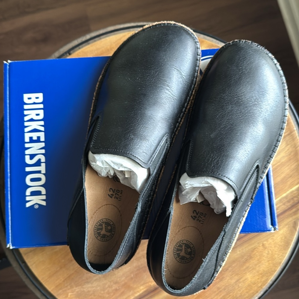 BIRKENSTOCK CALLAN Vintage Wood Black (Narrow Fit)